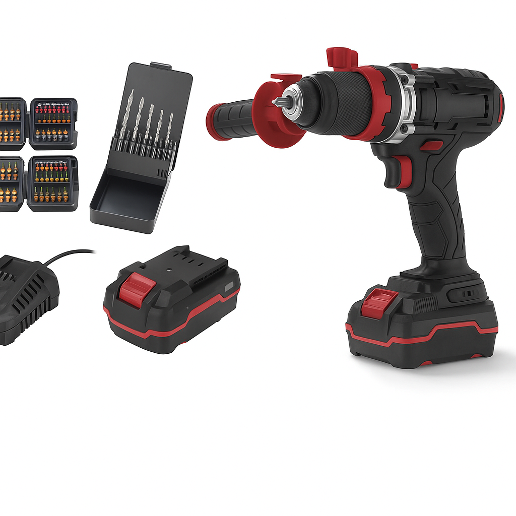 Trapano a percussione a batteria