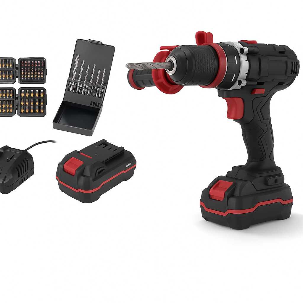 Trapano a percussione a batteria